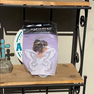 Angel wings and halo set